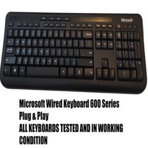 Microsoft Wired Keyboard 600 Series Plug and Play